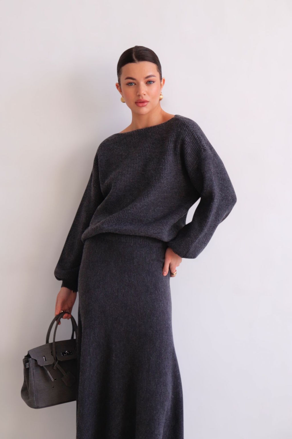 Martichelli Костюм вязаный тёмно-серый  фото 15