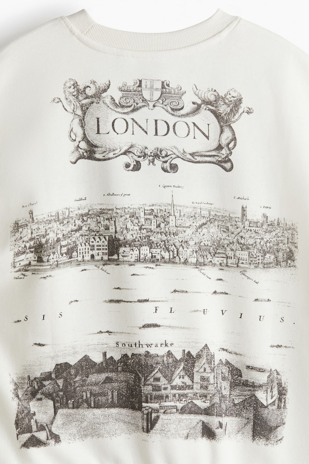 Sudadera oversize con estampado - H&m фото 6