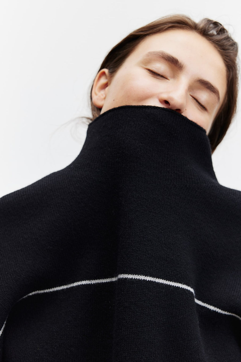 Jersey en mezcla de lana con cuello perkins - H&m фото 3