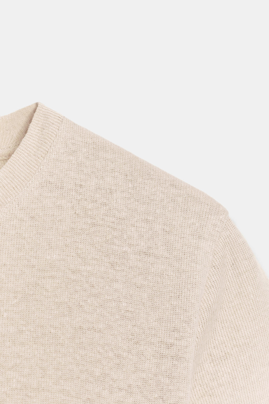 CAMISETA CON LINO MANGA CORTA / Arena - Zara фото 7