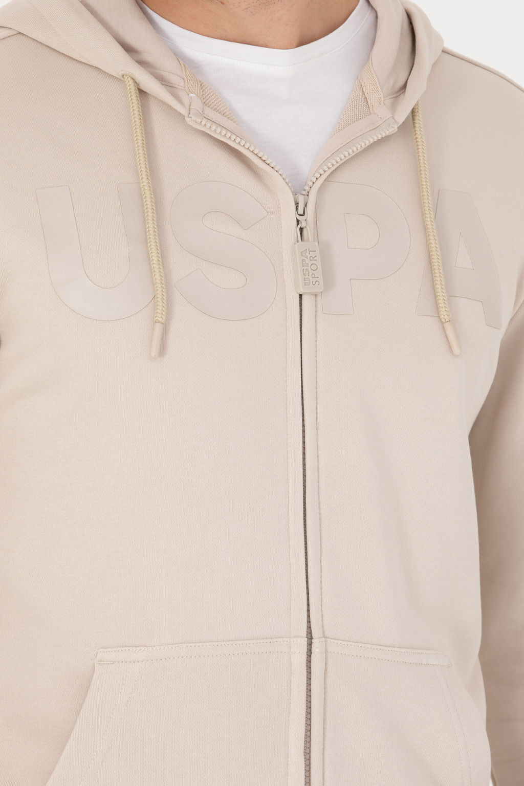 U. S. Polo Assn / Мужской бежевый свитшот - U.s. polo assn фото 27