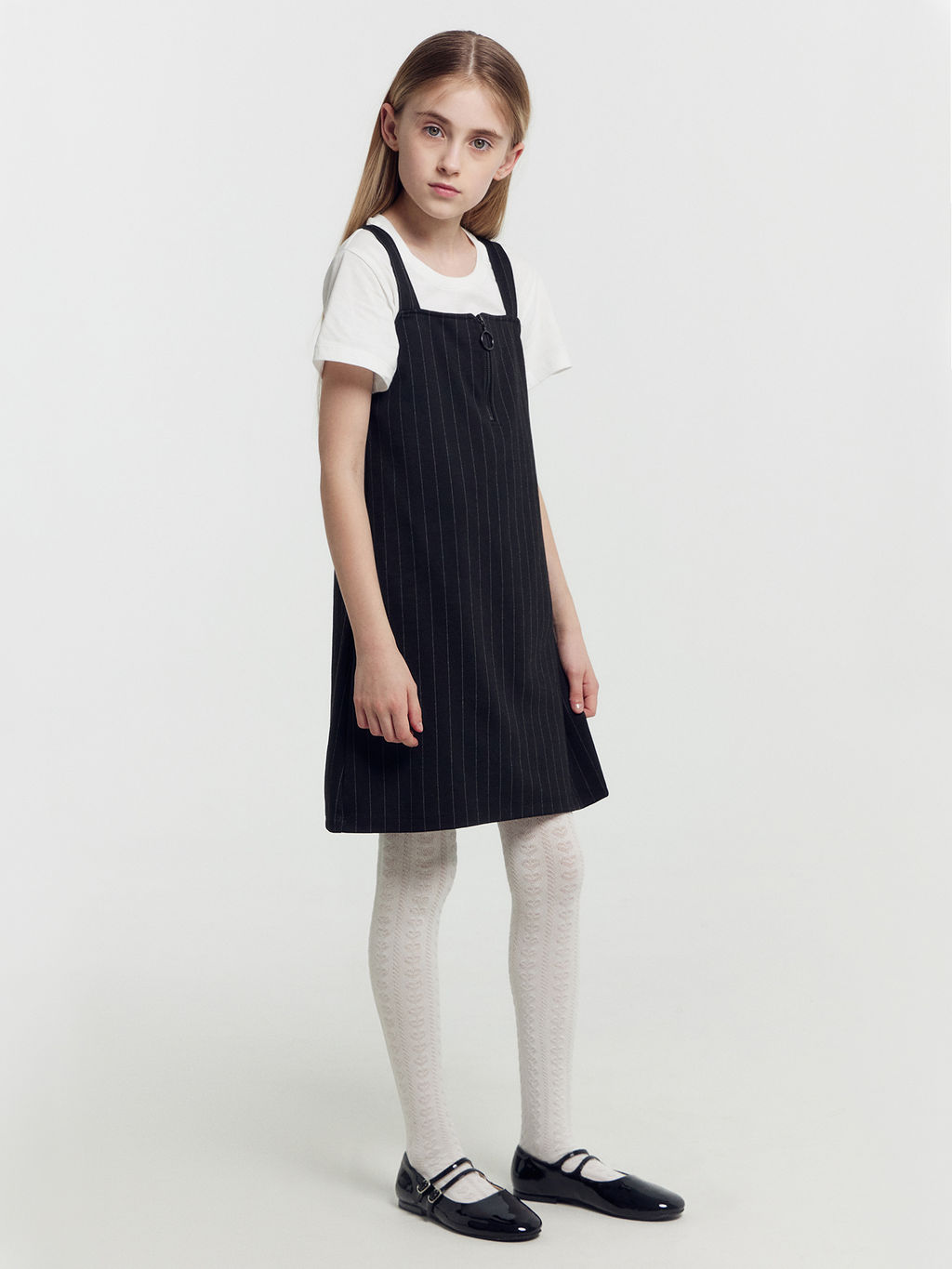 Цена за 3 пары! Колготки детские белые с рисунком в виде сердечек - Mark formelle фото 7