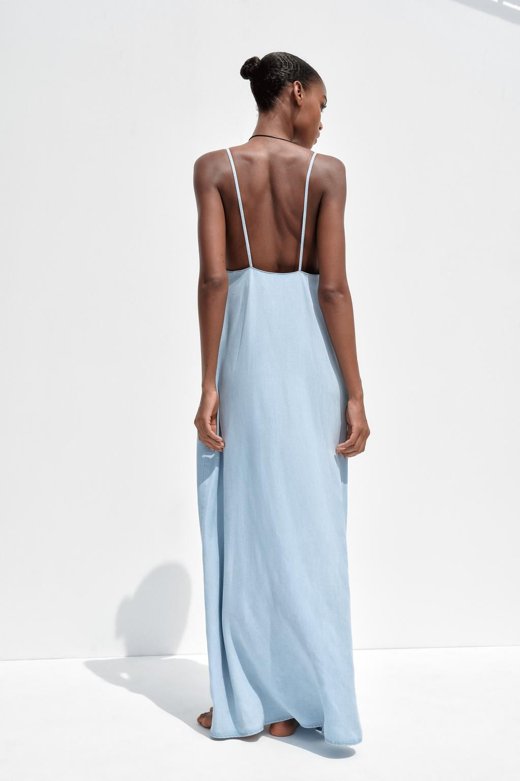 FLOWING MIDI DRESS - Zara фото 12