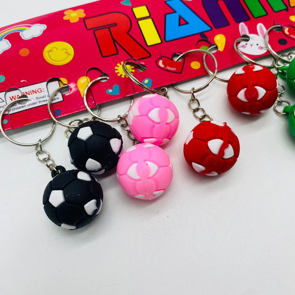 Брелок из резины - Футбольный мяч 12 шт в уп (арт. LJ-285) - Storyland фото 3