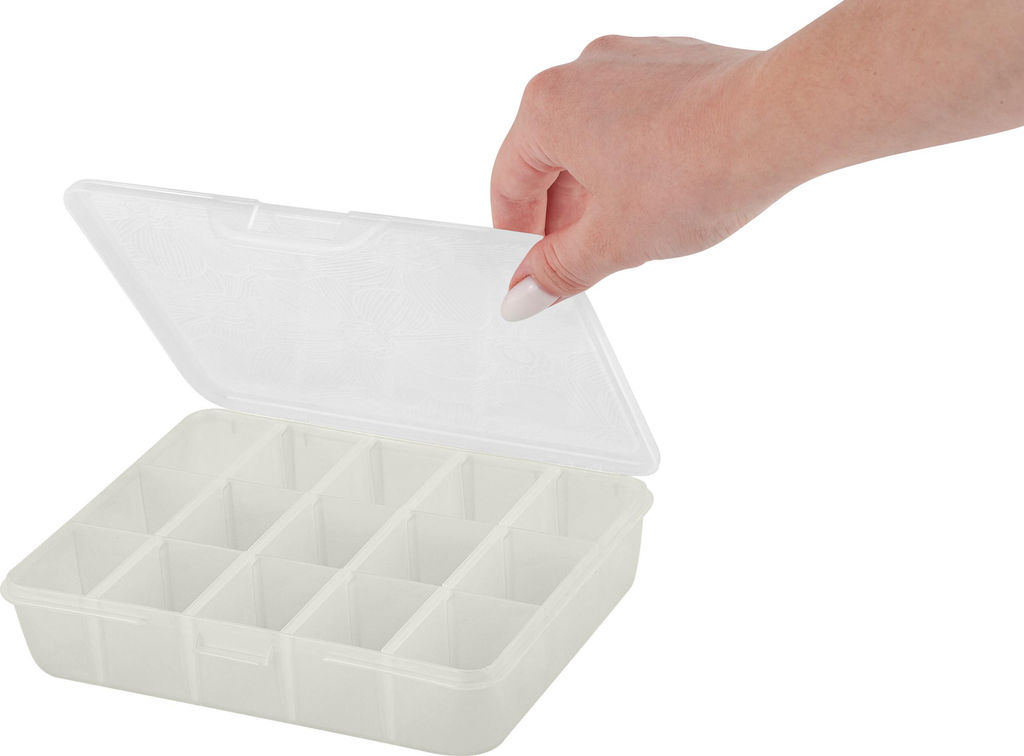 Органайзер для мелочей 19,2*16*4,2 см с разделениями Fiori Orchid М, , арт BQ4015/KL4015