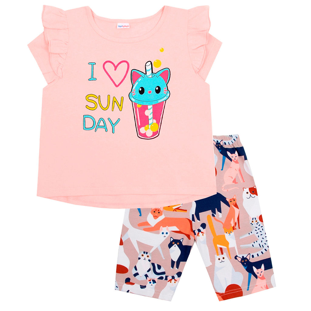 Комплект топ кулирка,велосипедки кулирка с лайкрой 7825100103 - Youlala фото 5