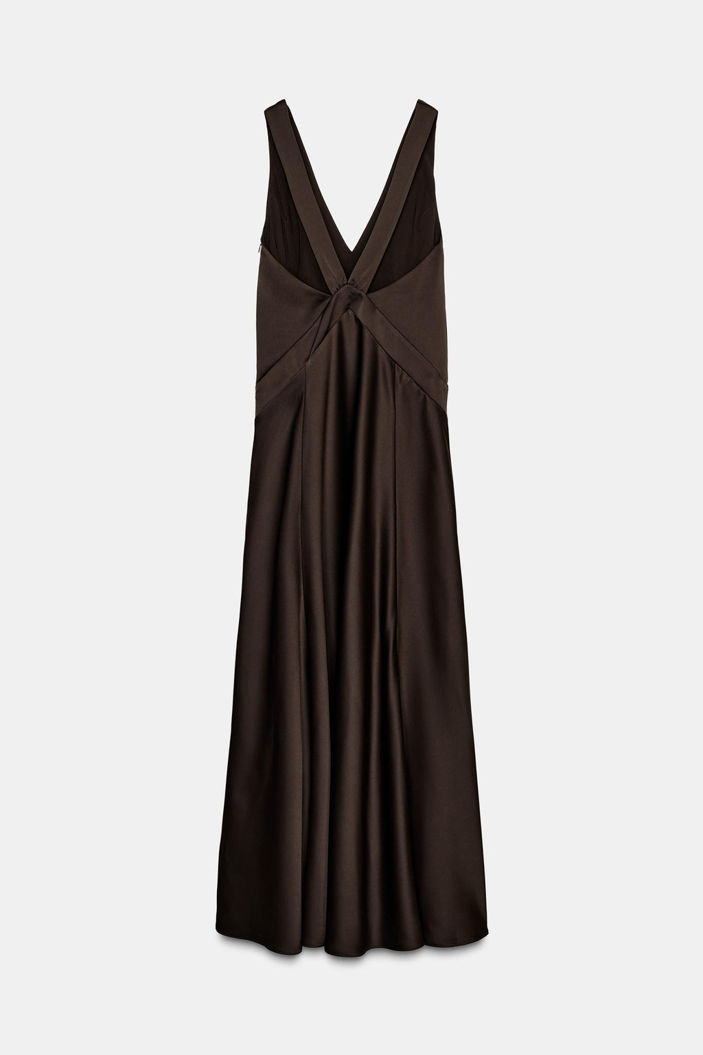 ZW COLLECTION LIMITED EDITION LONG SATIN DRESS - Zara фото 6