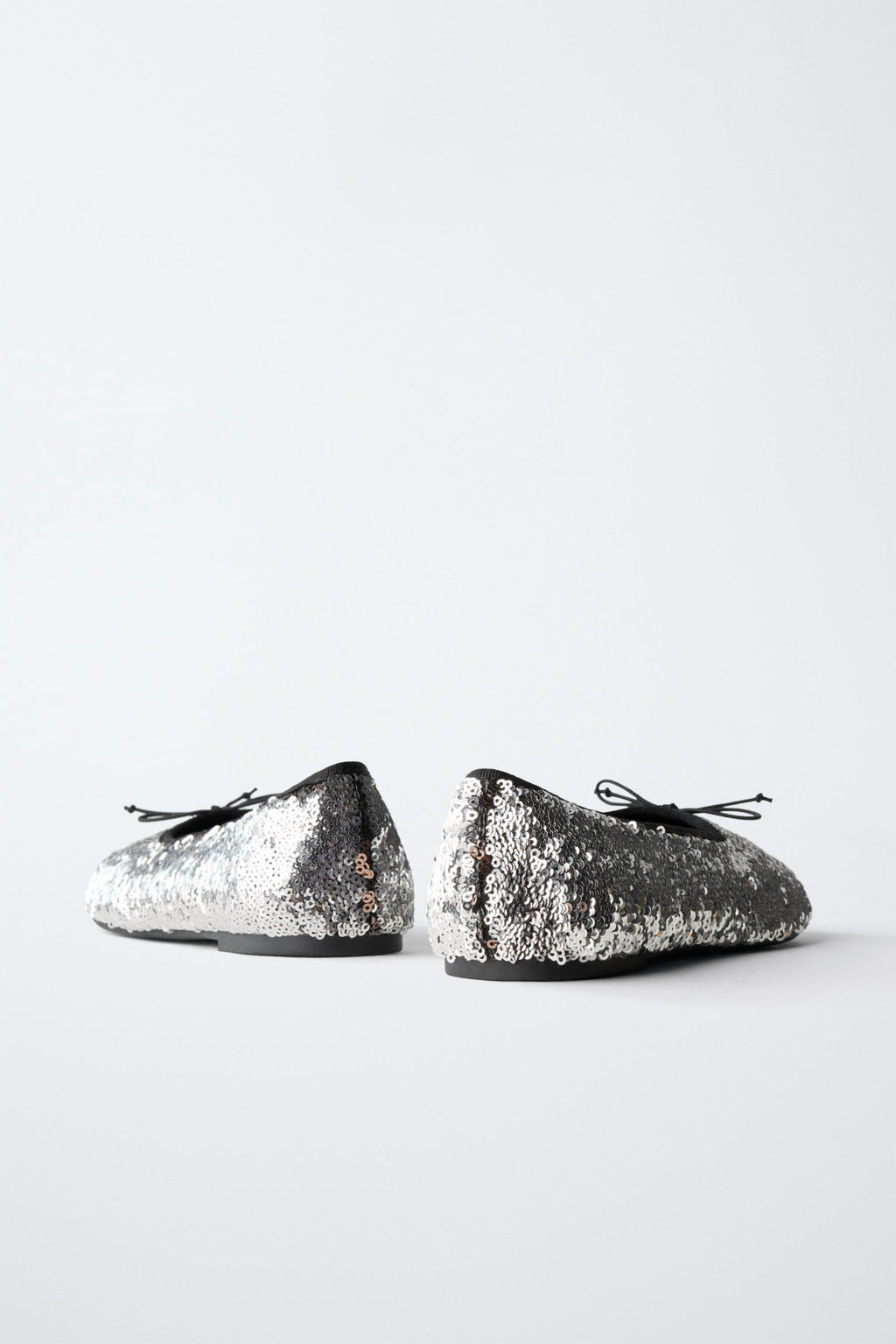 SEQUIN BALLET FLATS - Zara фото 5