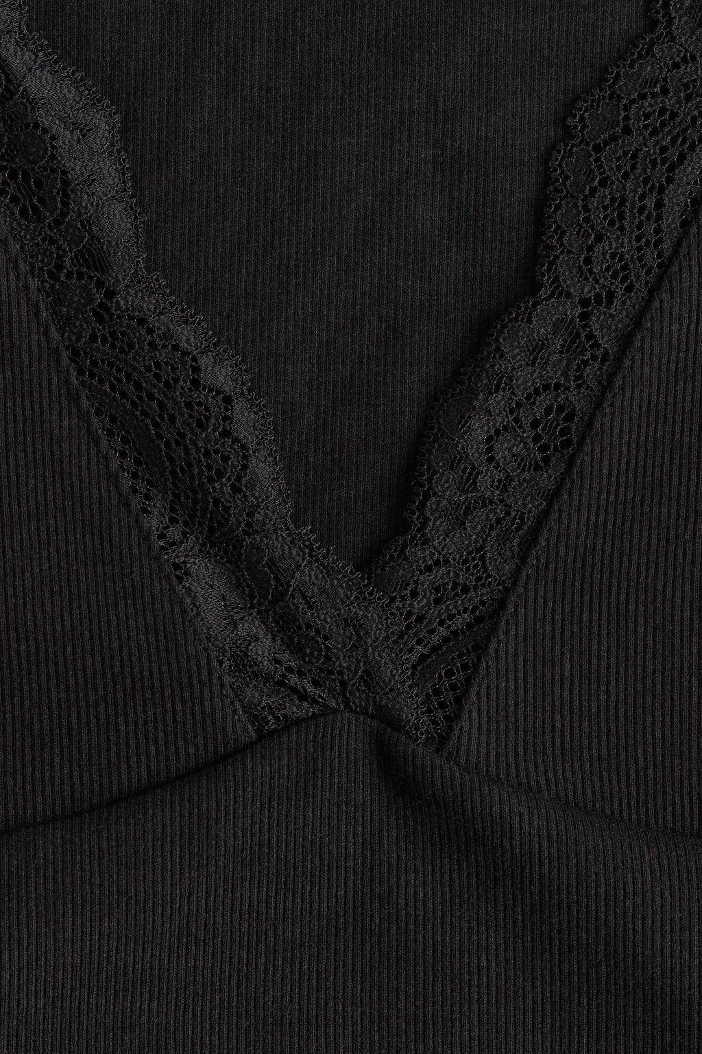 Top con ribete de encaje - H&m фото 4