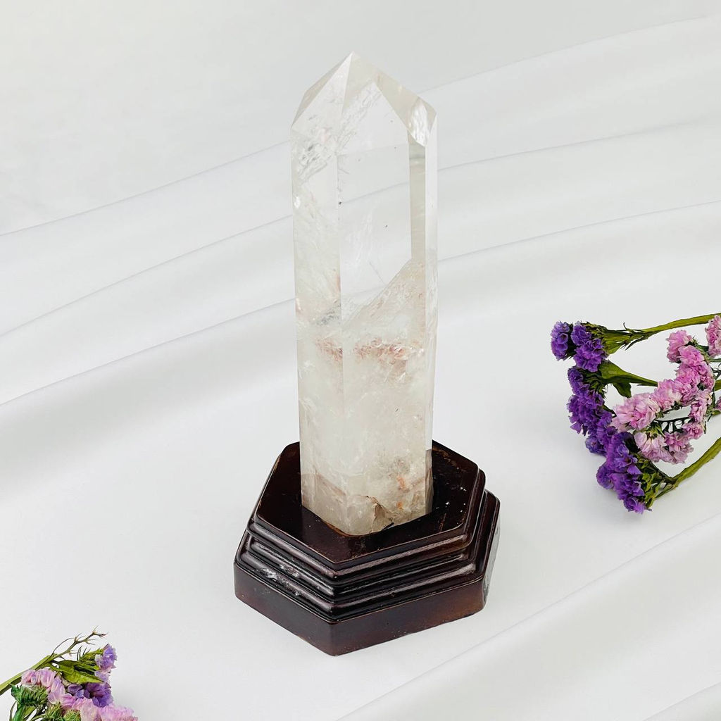 Кристалл из Горного Хрусталя на подставке - Радуга самоцветов фото 3