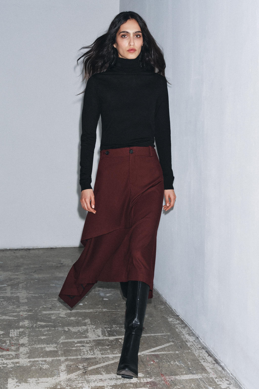 ZW COLLECTION ASYMMETRIC SKIRT - Zara фото 5