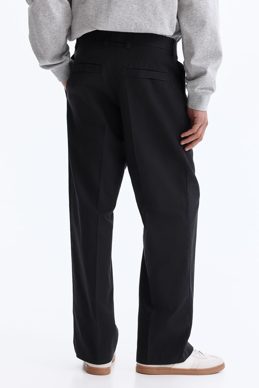 Pantal?n sastre de algod?n y lyocell Relaxed Fit - H&m фото 5