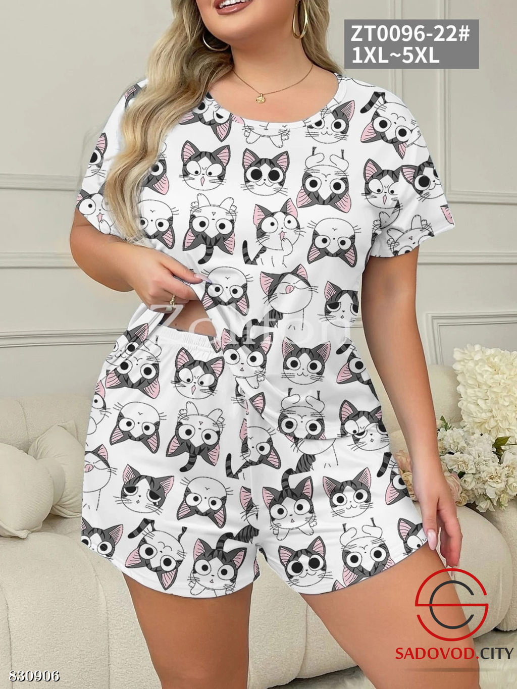 Пижама женская с принтом - Bruno фото 4