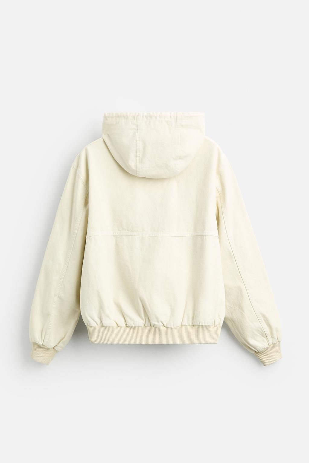 WASHED HOODED JACKET - Zara фото 16