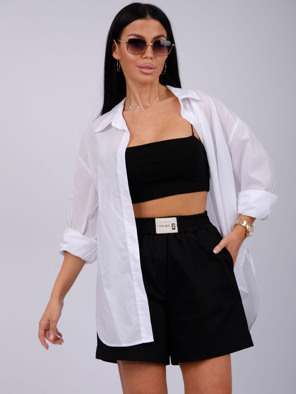 Шорты Сати, сатин хлопок 97% - Малина фото 80