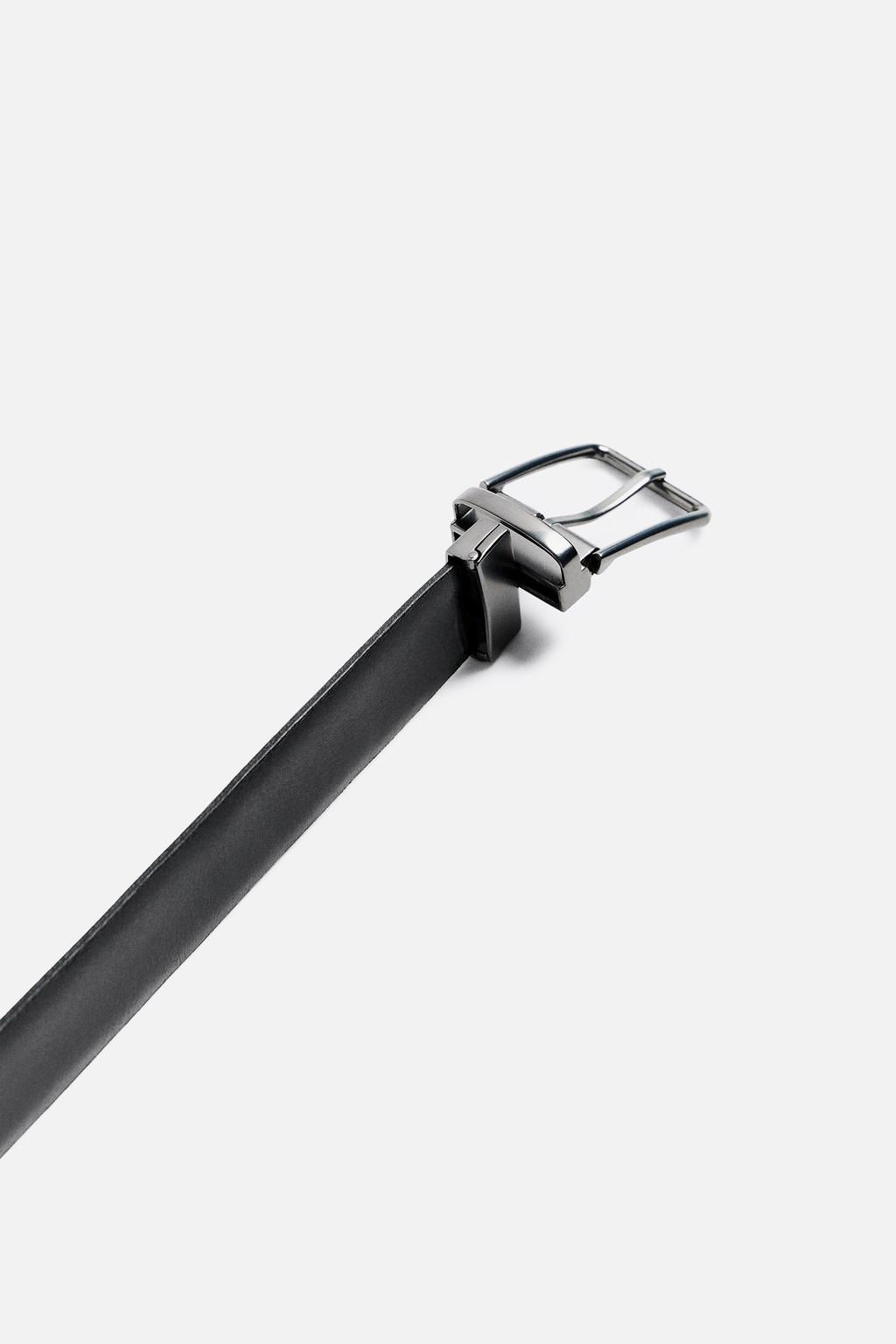 REVERSIBLE LEATHER BELT - Zara фото 5