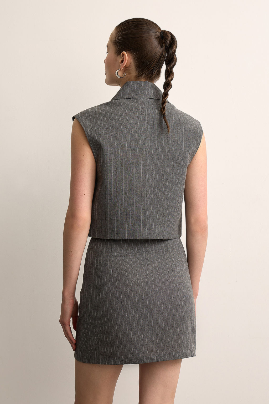 Жилет укороченный прямого кроя - Mollis фото 4