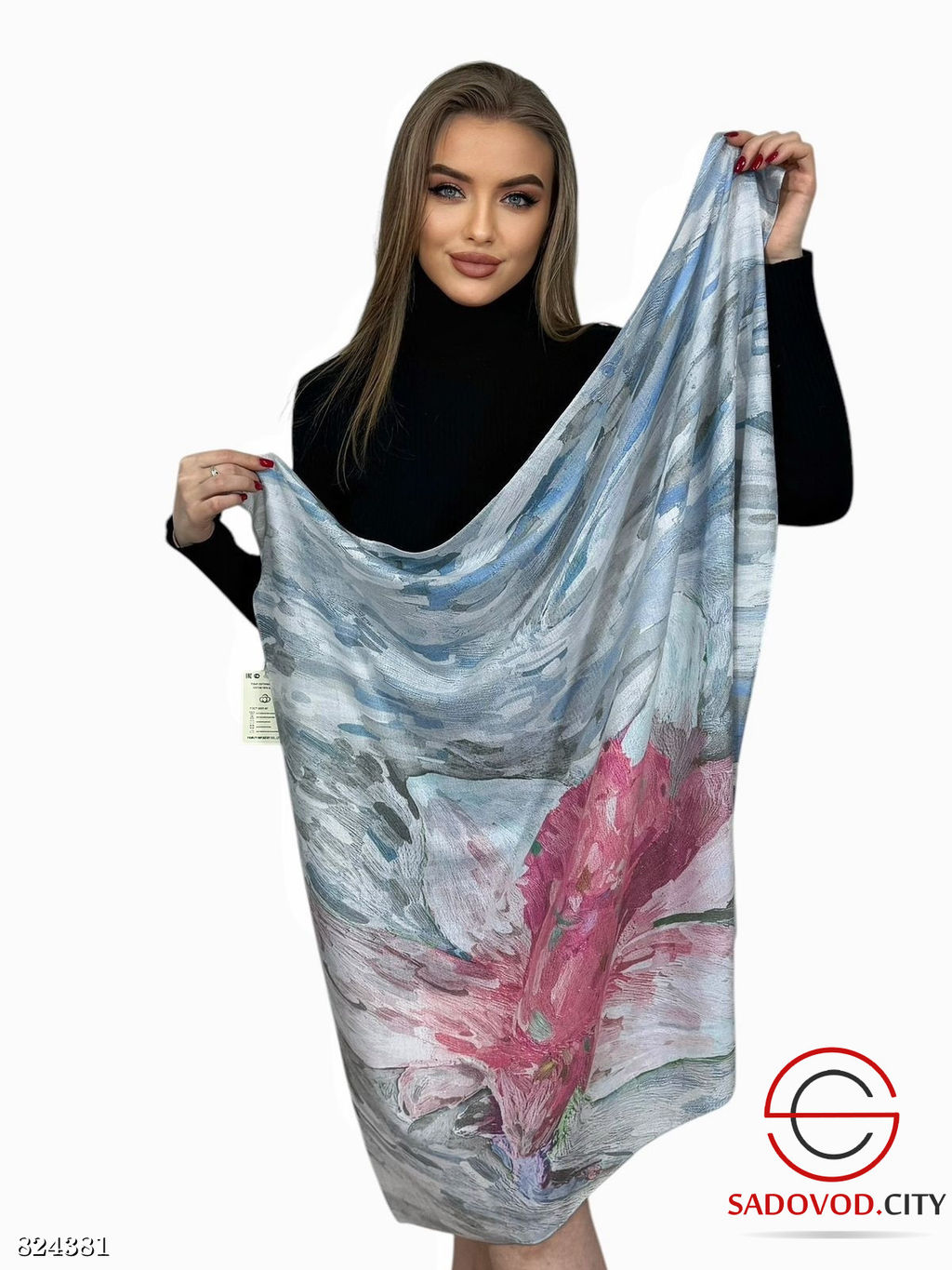 Платок женский с рисунком - Bruno фото 9