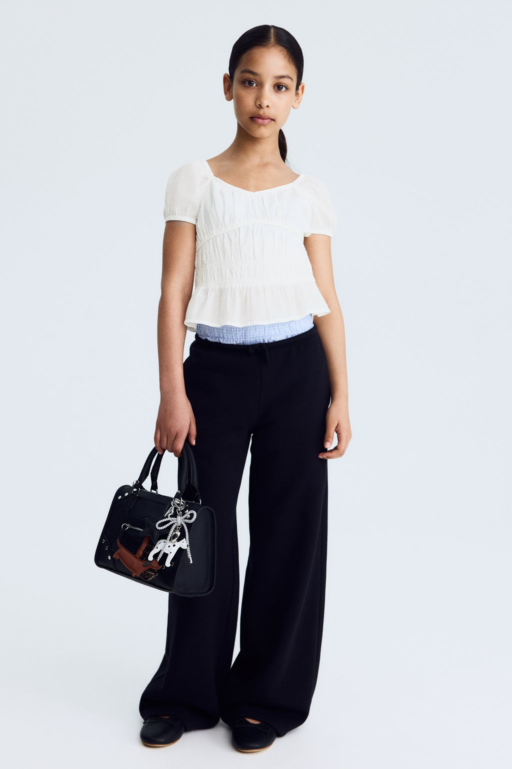 Top de algod?n efecto arrugado - H&m фото 6