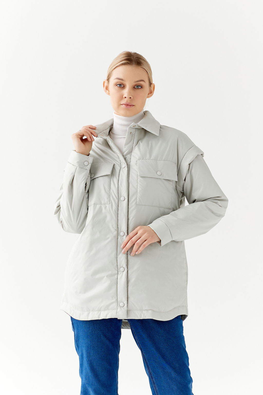 Куртка женская демисезонная 23983 (бежевый) - Kankan фото 25