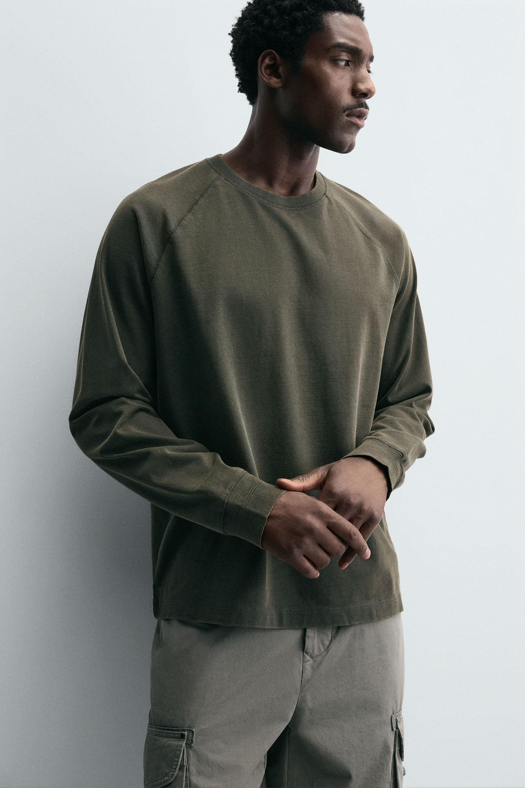 WASHED RELAXED FIT T-SHIRT - Zara фото 6