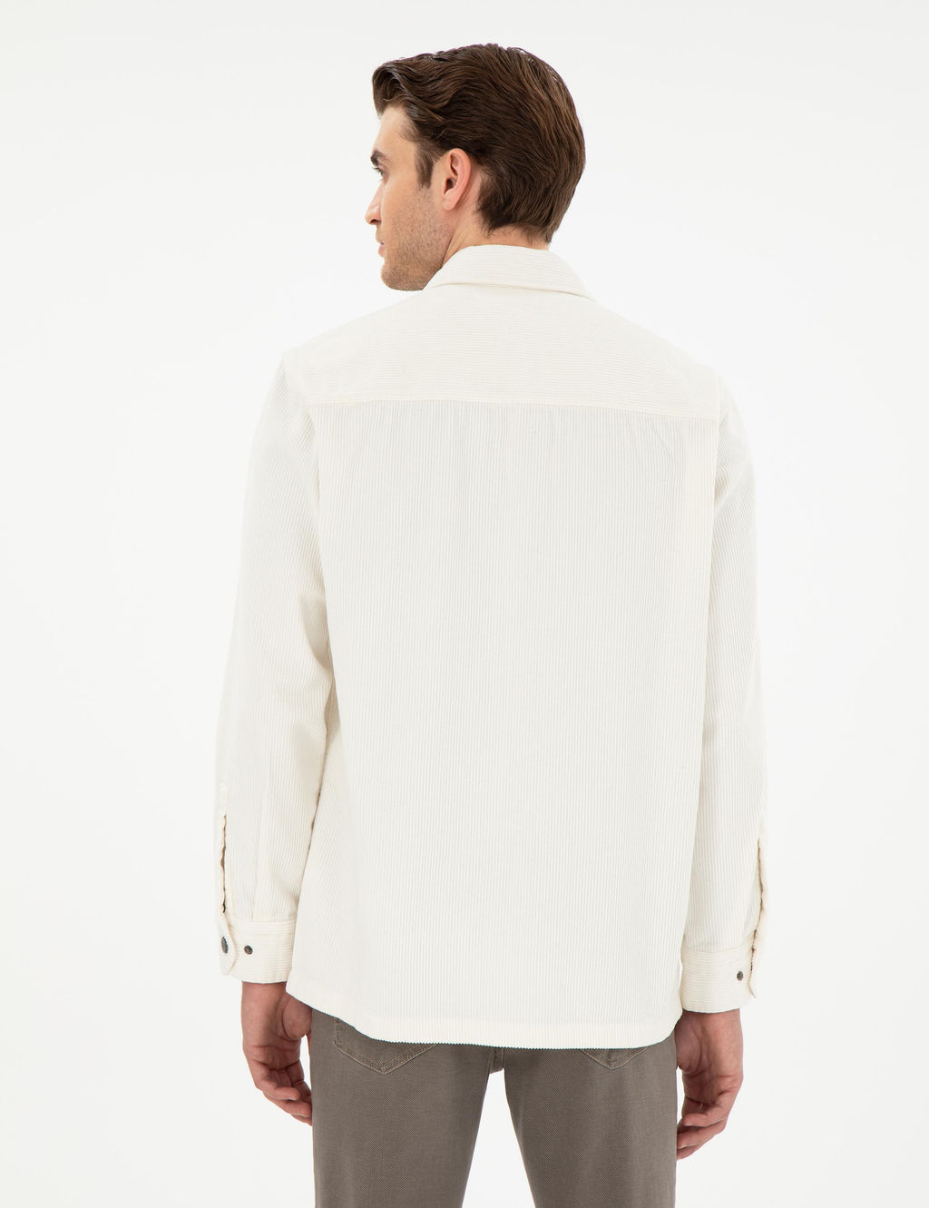 Ekru Oversize Uzun Kollu G_mlek - Pierre cardin фото 5