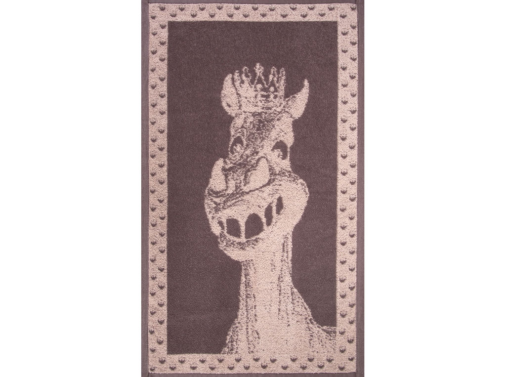 Полотенце махровое 6с104.411ж1 Конь-царь(т.с.мальв1) 67х40см