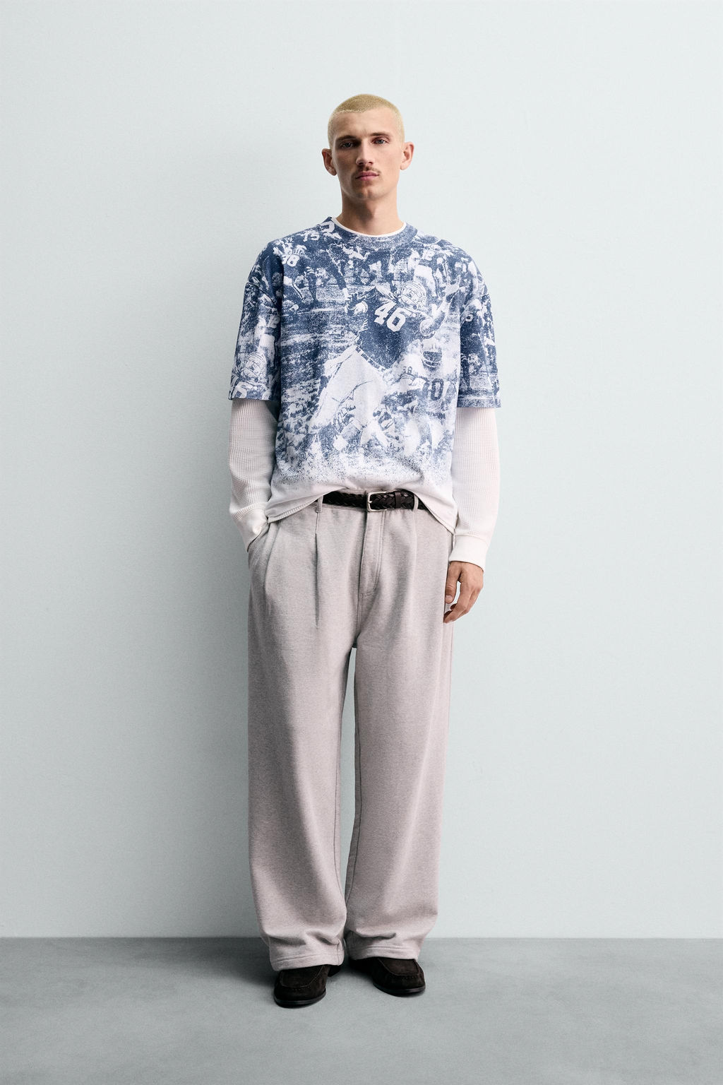 CHAMPION ® X ZARA AMERICAN FOOTBALL PRINT T-SHIRT