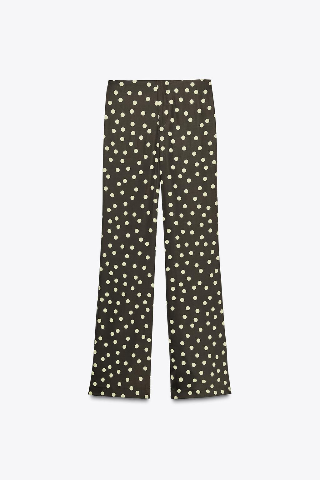 SATIN FLARE TROUSERS - Zara фото 4