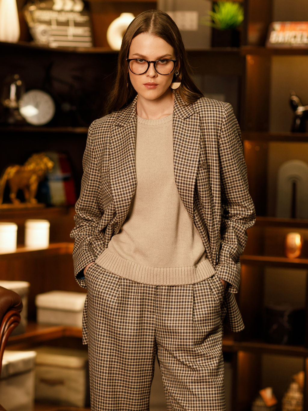 Блузка вязаная