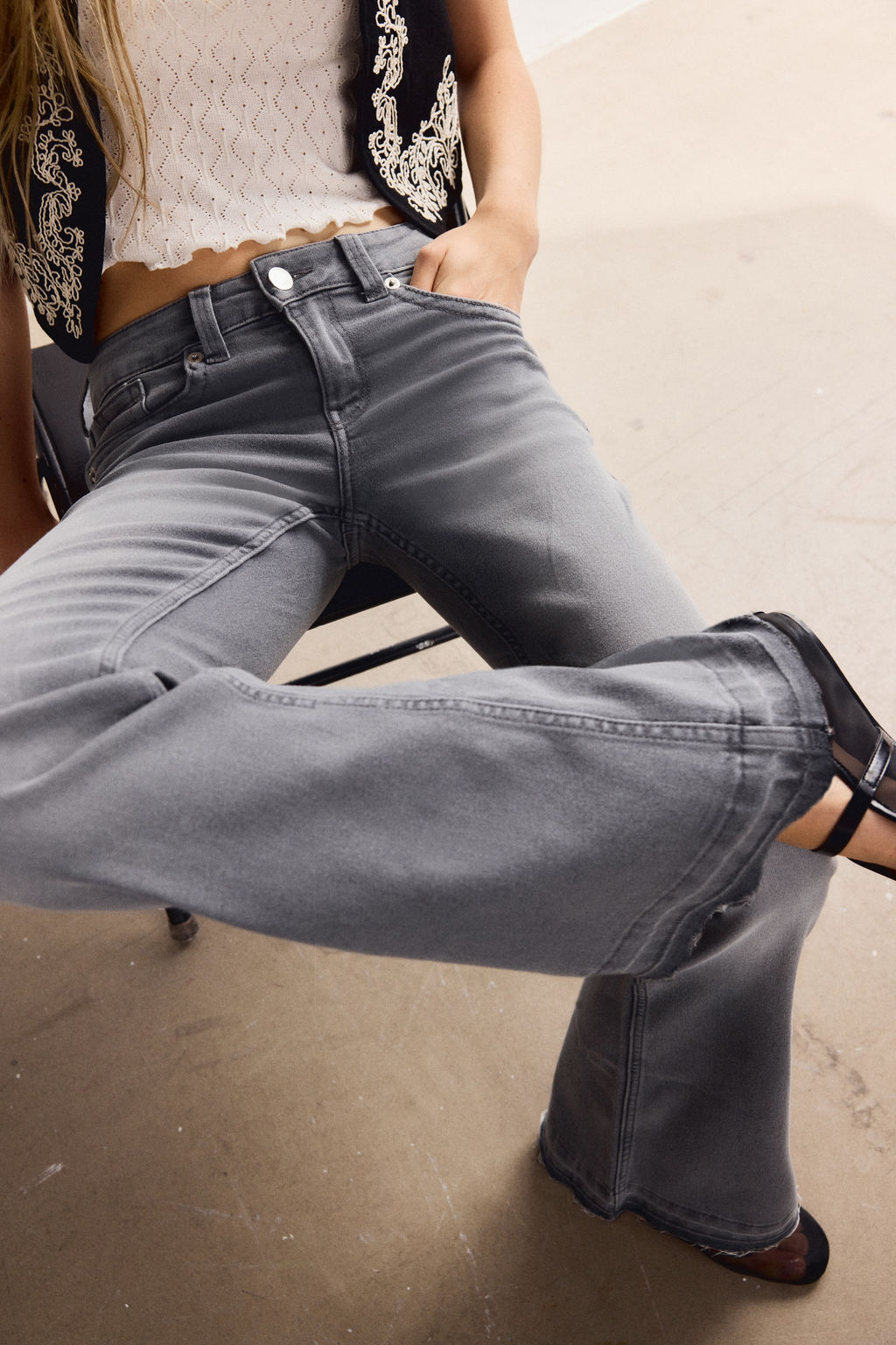 Flared Low Jeans - H&m фото 14