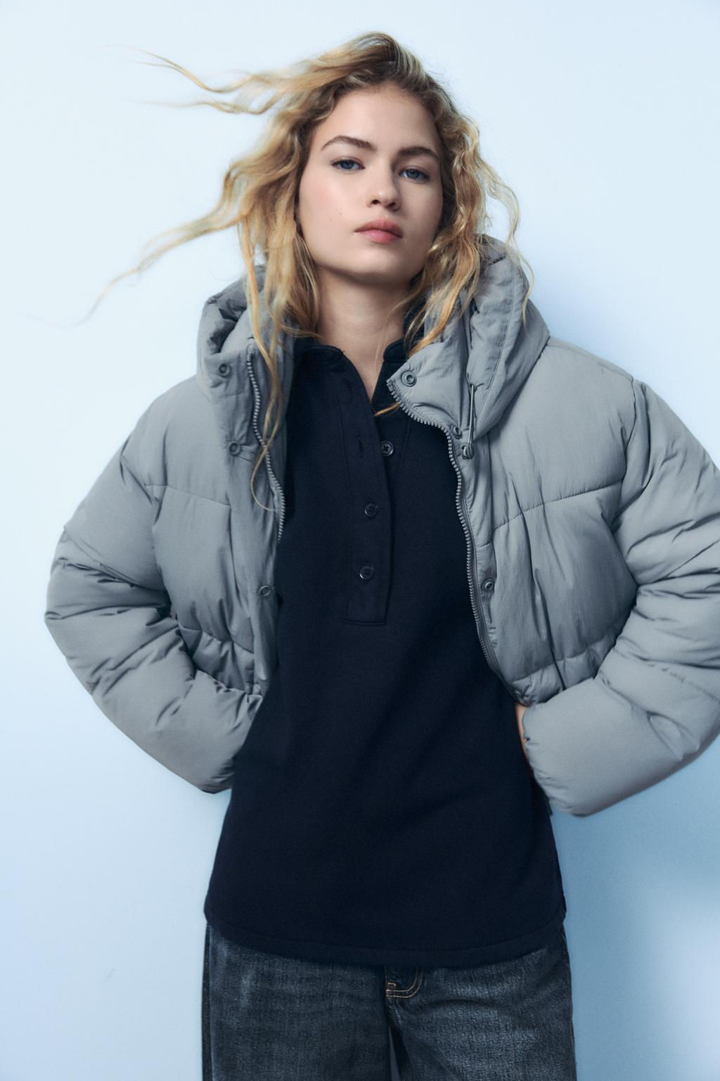 WATER-REPELLENT PUFFER ANORAK - Zara фото 4
