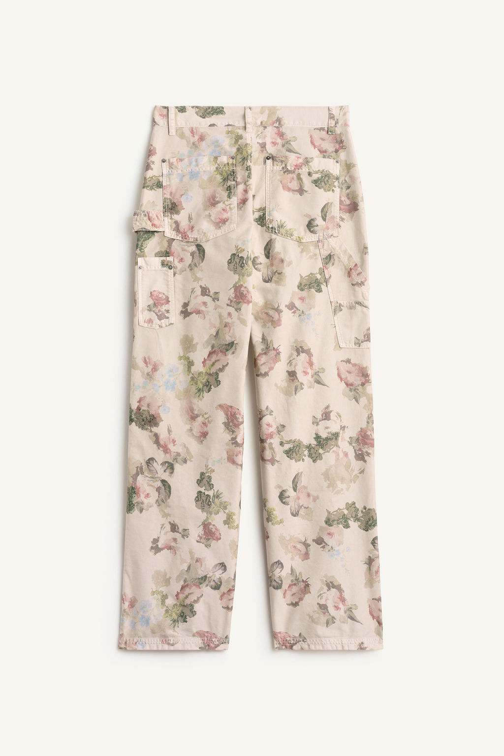 FLWR CRPNT PNT / verde lavado - Zara фото 6