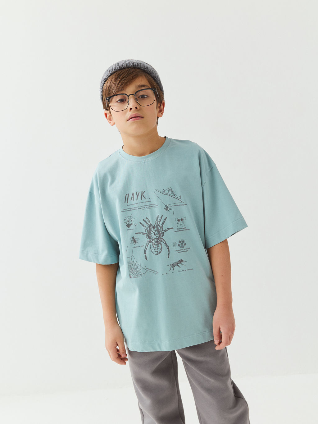 Футболка оверсайз Турмалин с принтом 7+ - Bungly фото 3