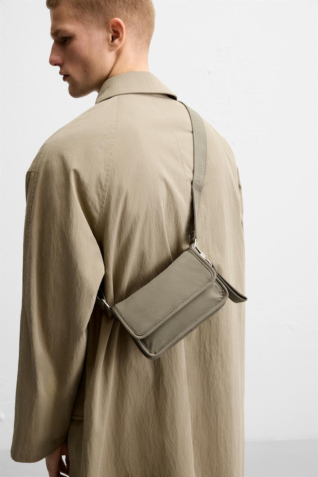 NYLON CROSSBODY BAG - Zara фото 9