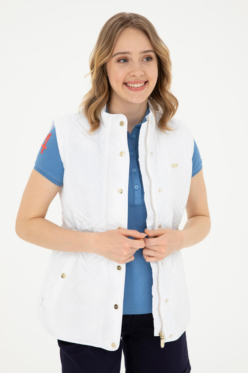 Женский белый жилет Неожиданная скидка в корзине - U.s. polo assn фото 8