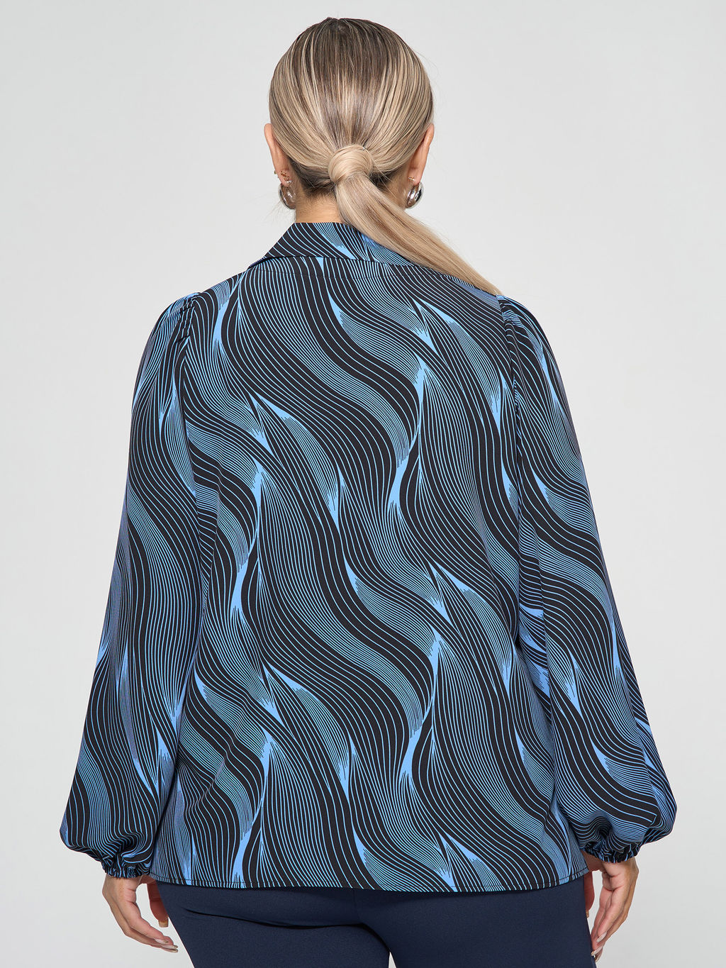 Блузка 0059-27п кремово-белый - Dora фото 23