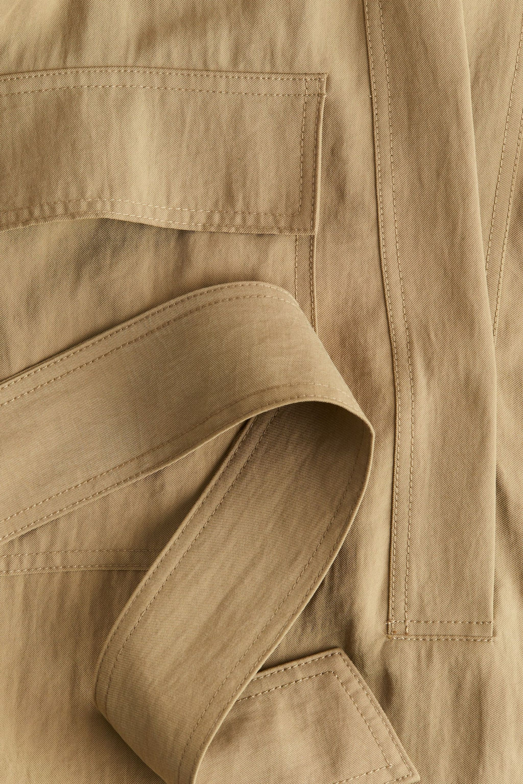 Vestido cargo con cinturon de anudar - H&m фото 8