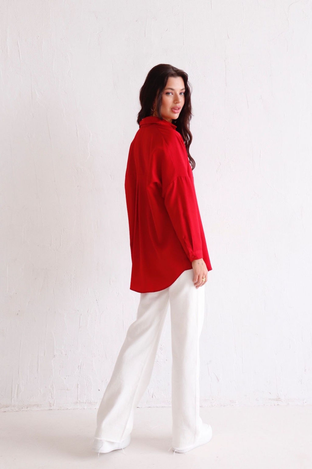 Рубашка удлинённая свободного силуэта - Martichelli фото 35