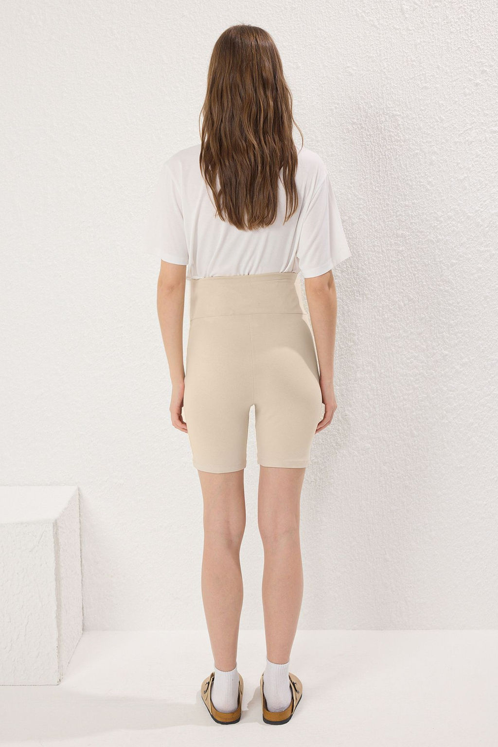 Siyah-Ten Kar?n Panelli Hamile Tayt TBBSS25BV00003 - Trendyolmilla фото 10