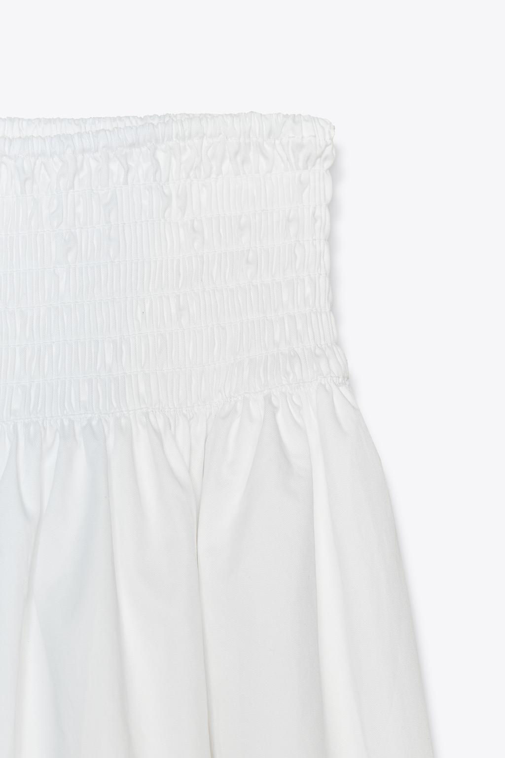 POPLIN MIDI SKIRT - Zara фото 6