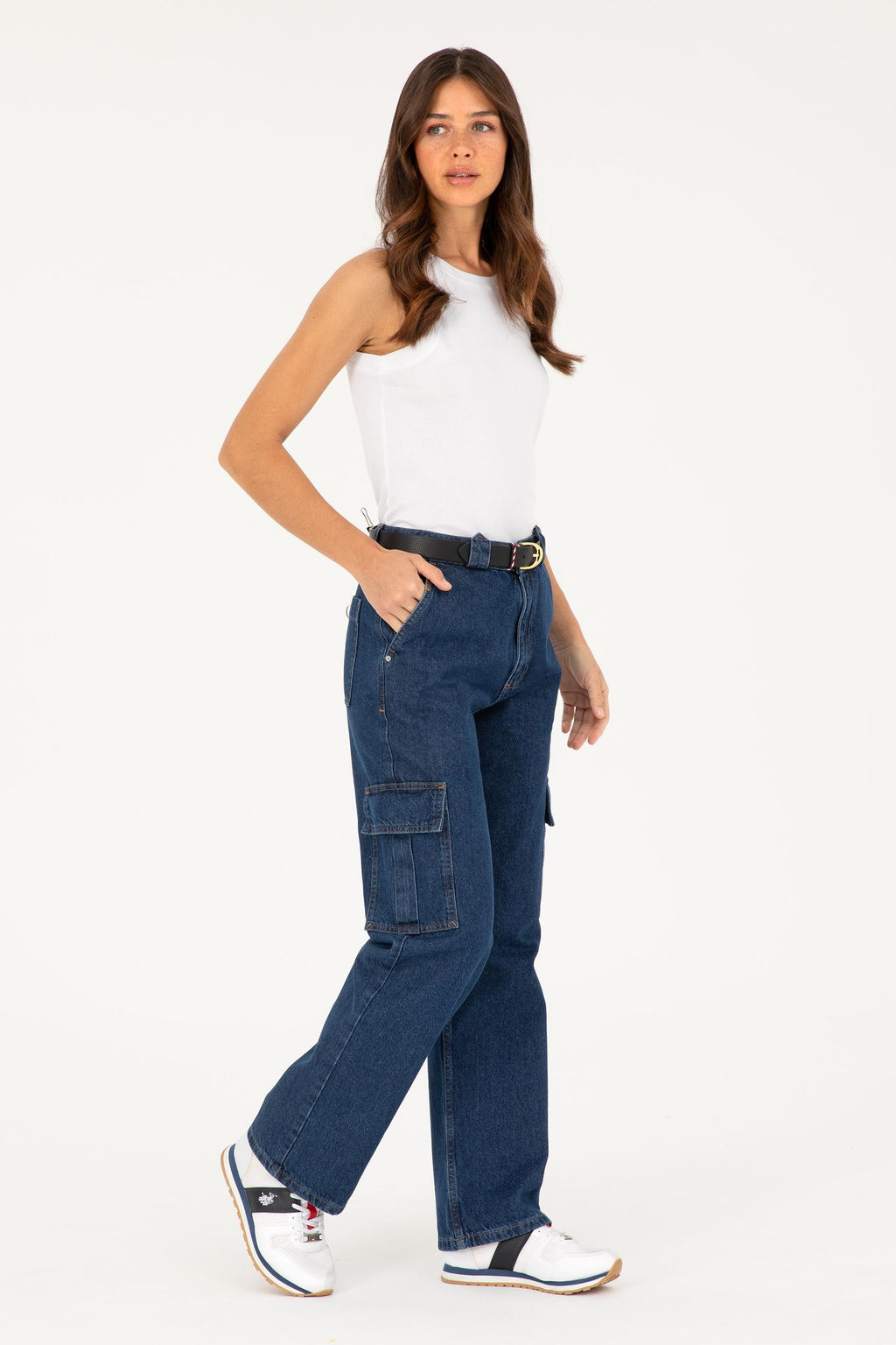 Женские синие джинсовые брюки Неожиданная скидка в корзине - U.s. polo assn фото 3