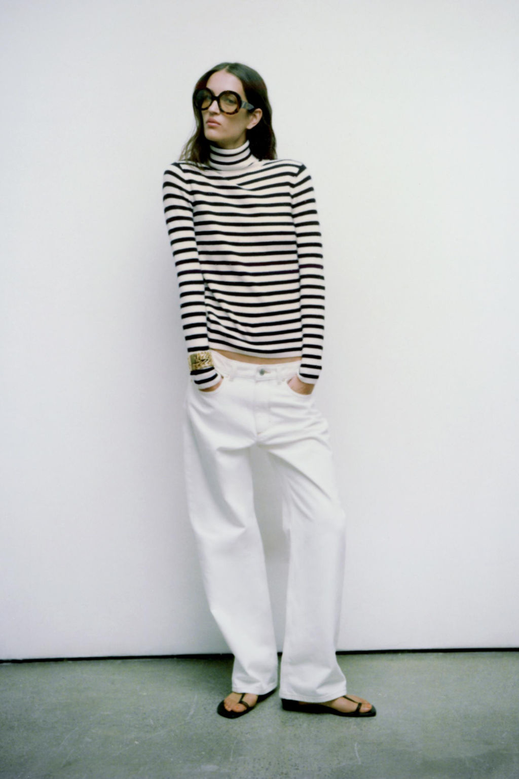 EXTRA-SOFT STRIPED KNIT JUMPER - Zara фото 3