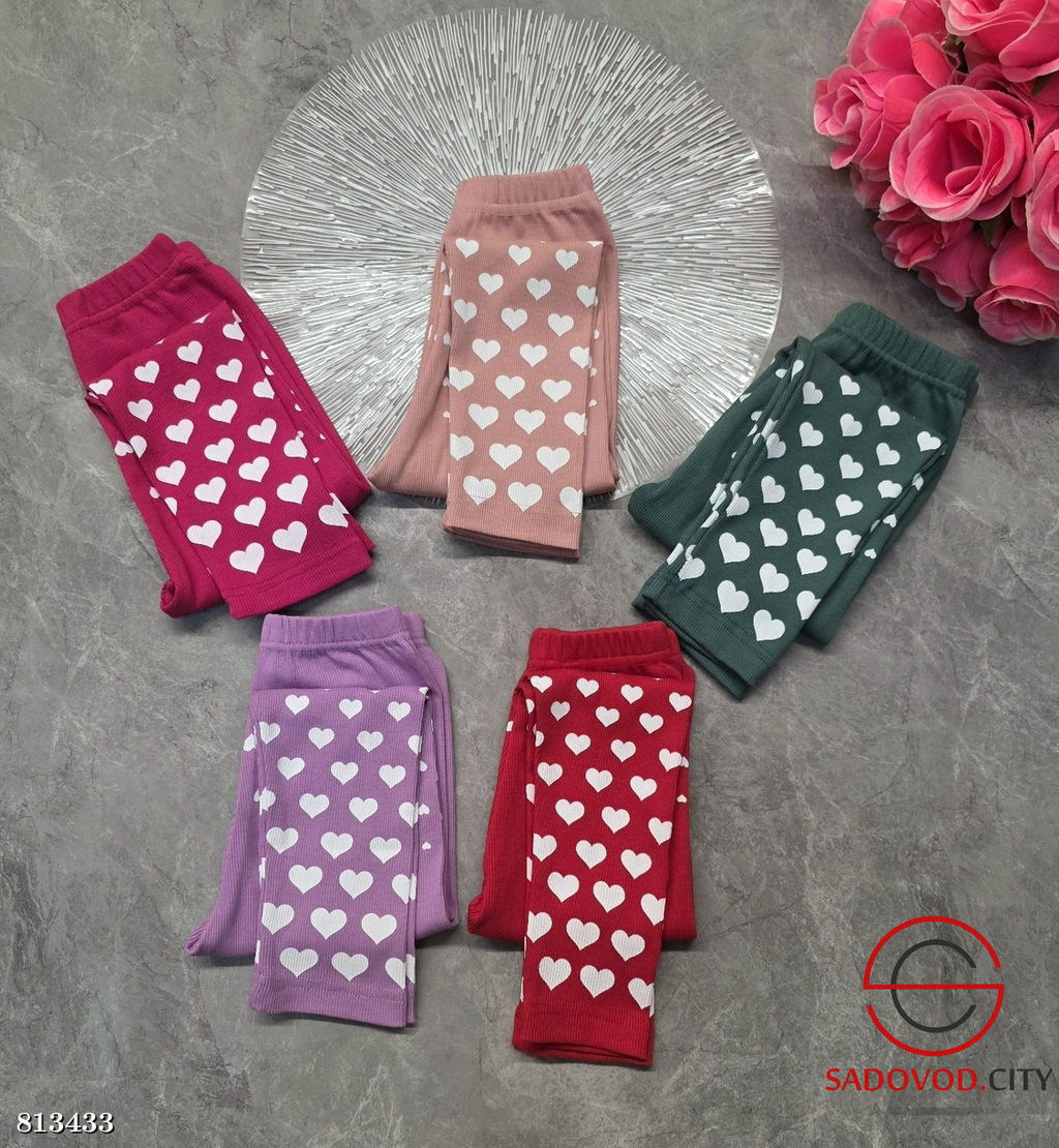 Лосины для девочки с принтом