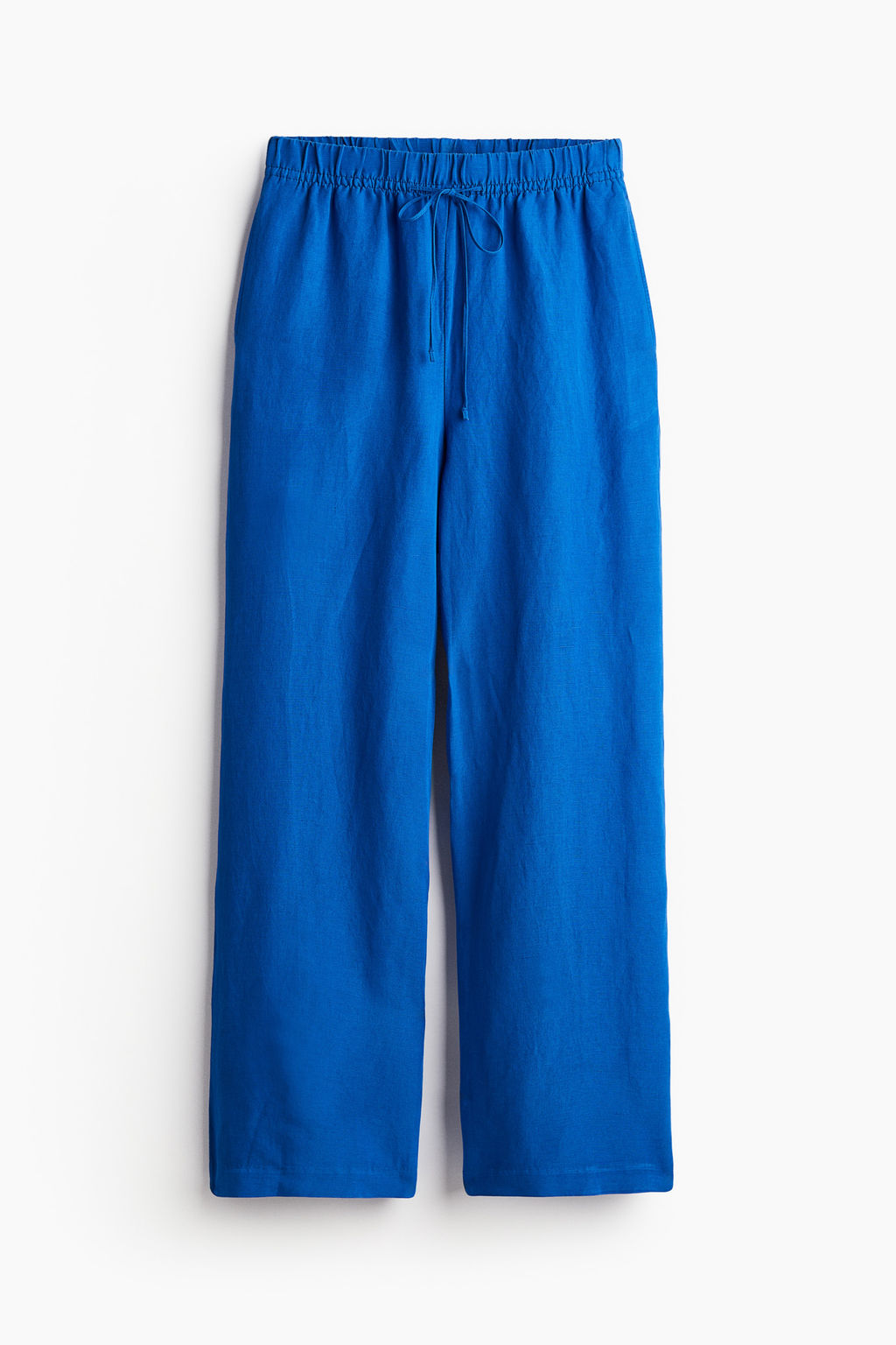 Pantalon sin cierre en mezcla de lino - H&m фото 9