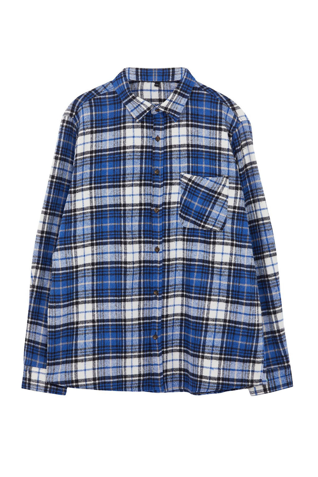 TRENDYOL MAN Mavi Regular Fit K?sl?k Kareli Ekose Oduncu Buyuk Beden Gomlek TMNAW25AX00003 - Trendyolmilla фото 6