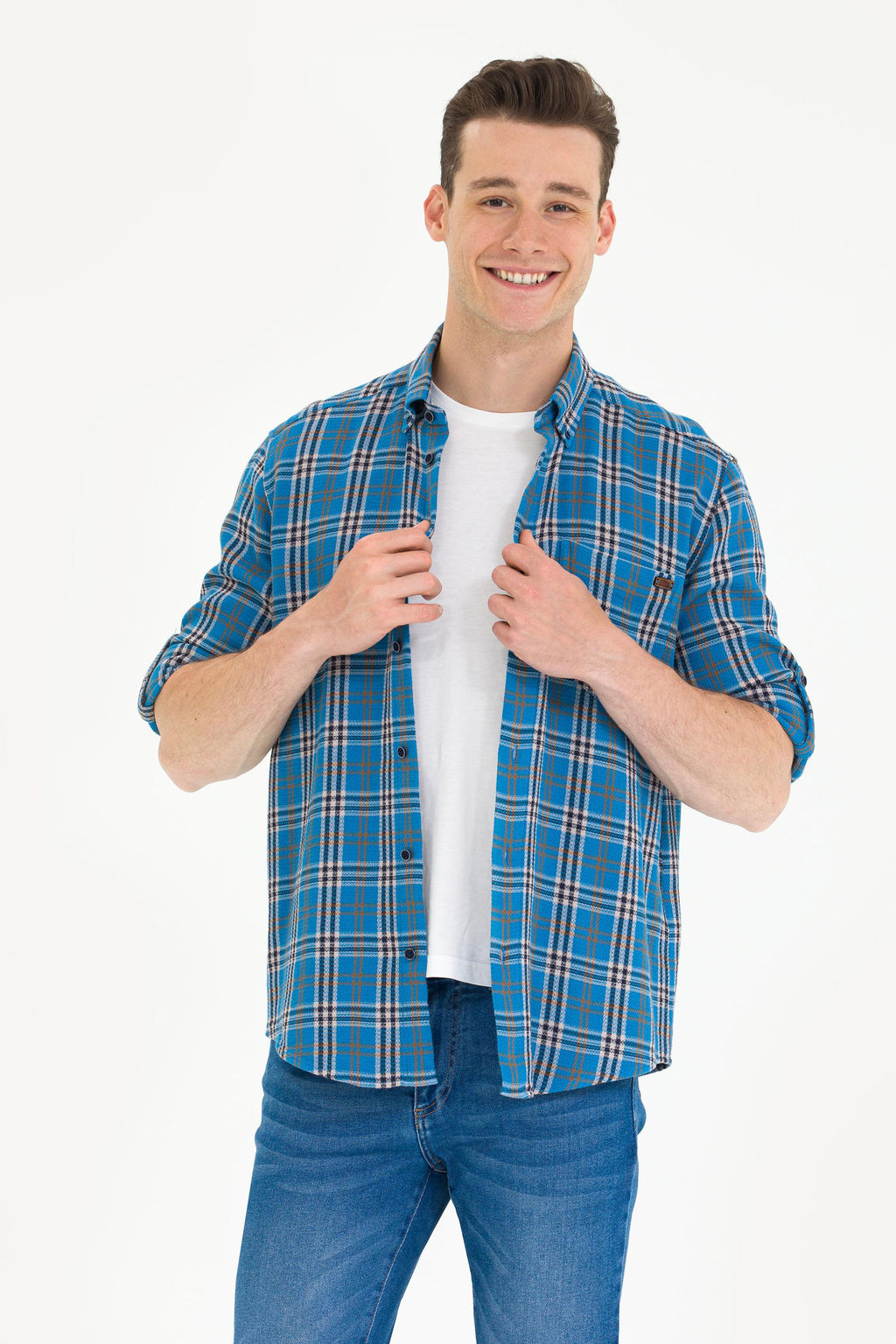 U. S. Polo Assn Мужская рубашка Lumberjack Saks - U.s. polo assn фото 15