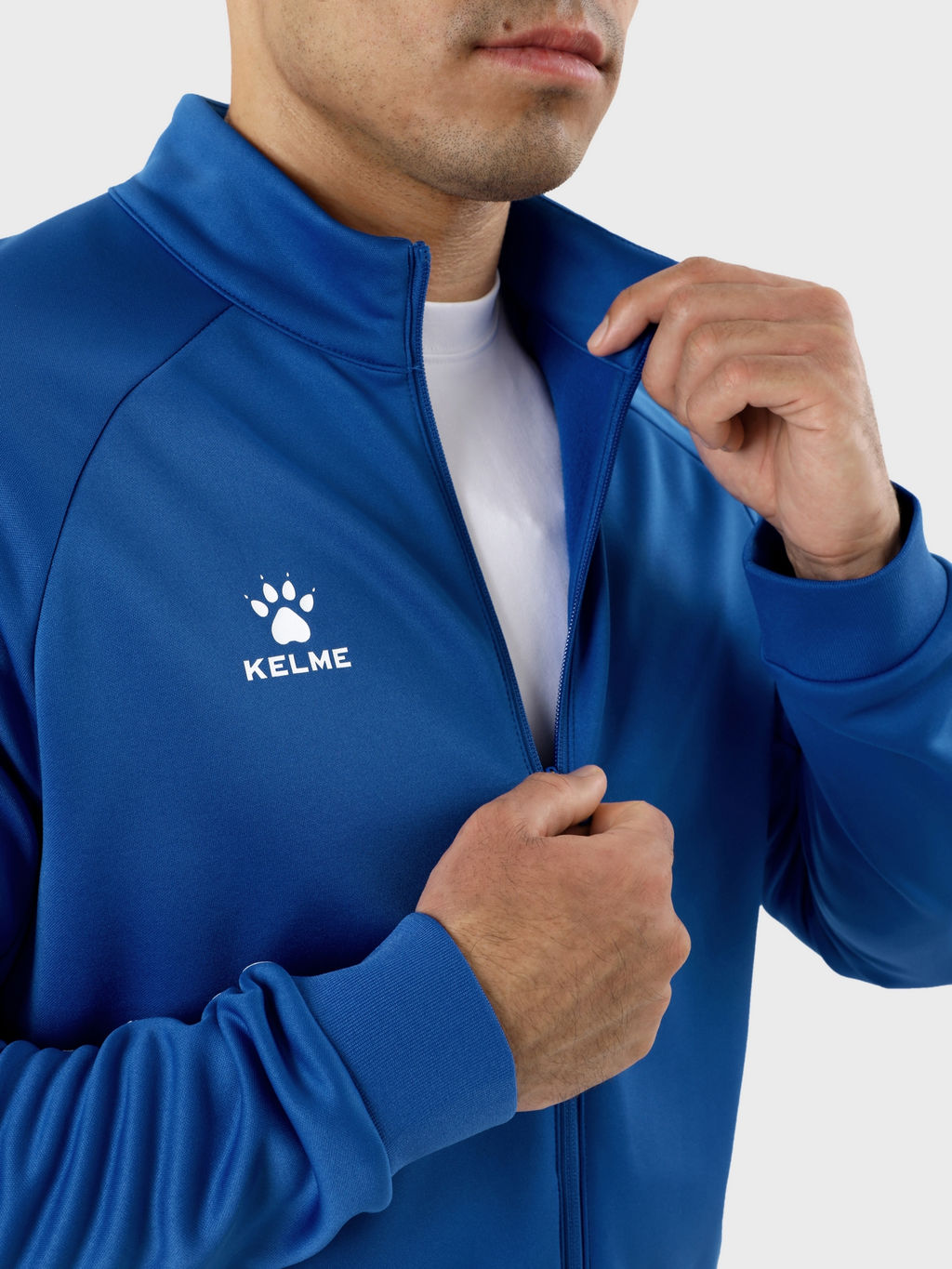 Олимпийка KELME Knitted Jacket (plus Fleece) Blue