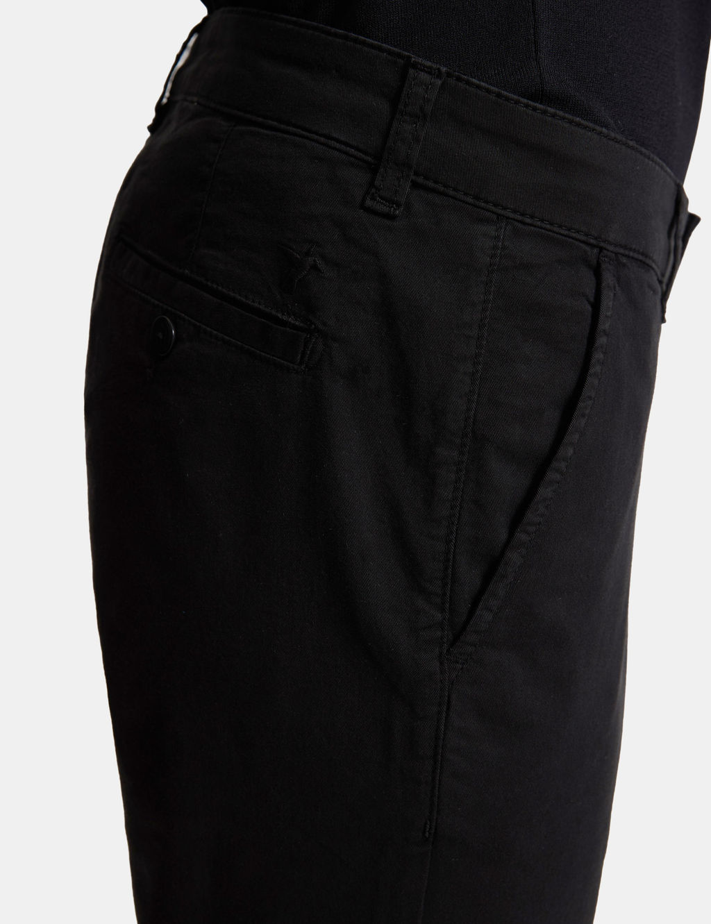 Siyah Slim Fit Pamuk Kar___ml_ Kanvas Pantolon