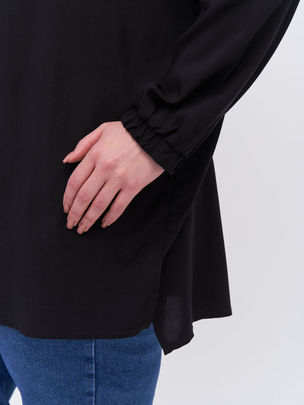 Рубашка из штапеля BL28104BLK01 - Артесса фото 5